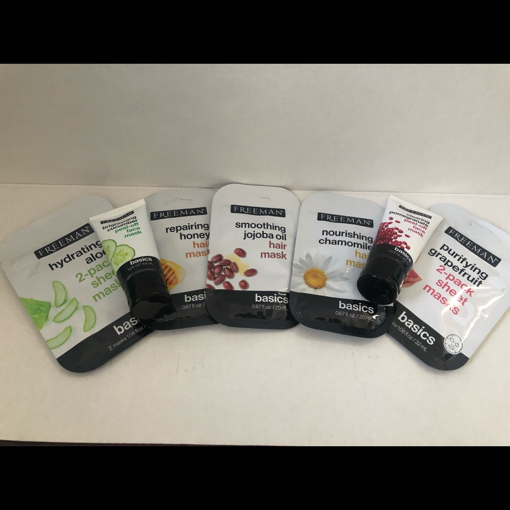 Freeman Face And Hair Mask Bundle 7 Items